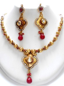 Polki Necklace Set